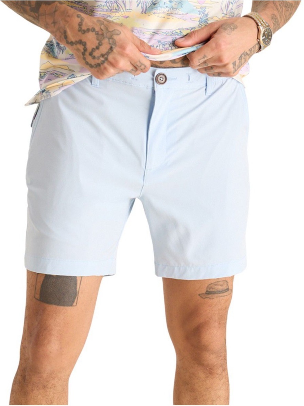 Chubbies Everywhere “The Fogs” Light Blue Men's Shorts